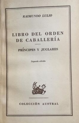 IBRO DEL ORDEN DE CABALLERA.