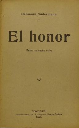 EL HONOR.